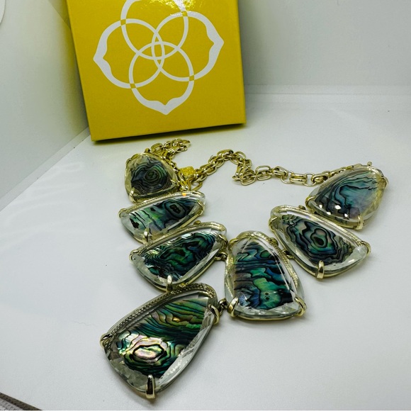 ABALONE SHELL HARLOW NECKLACE KENDRA SCOTT ✨ - Picture 8 of 16